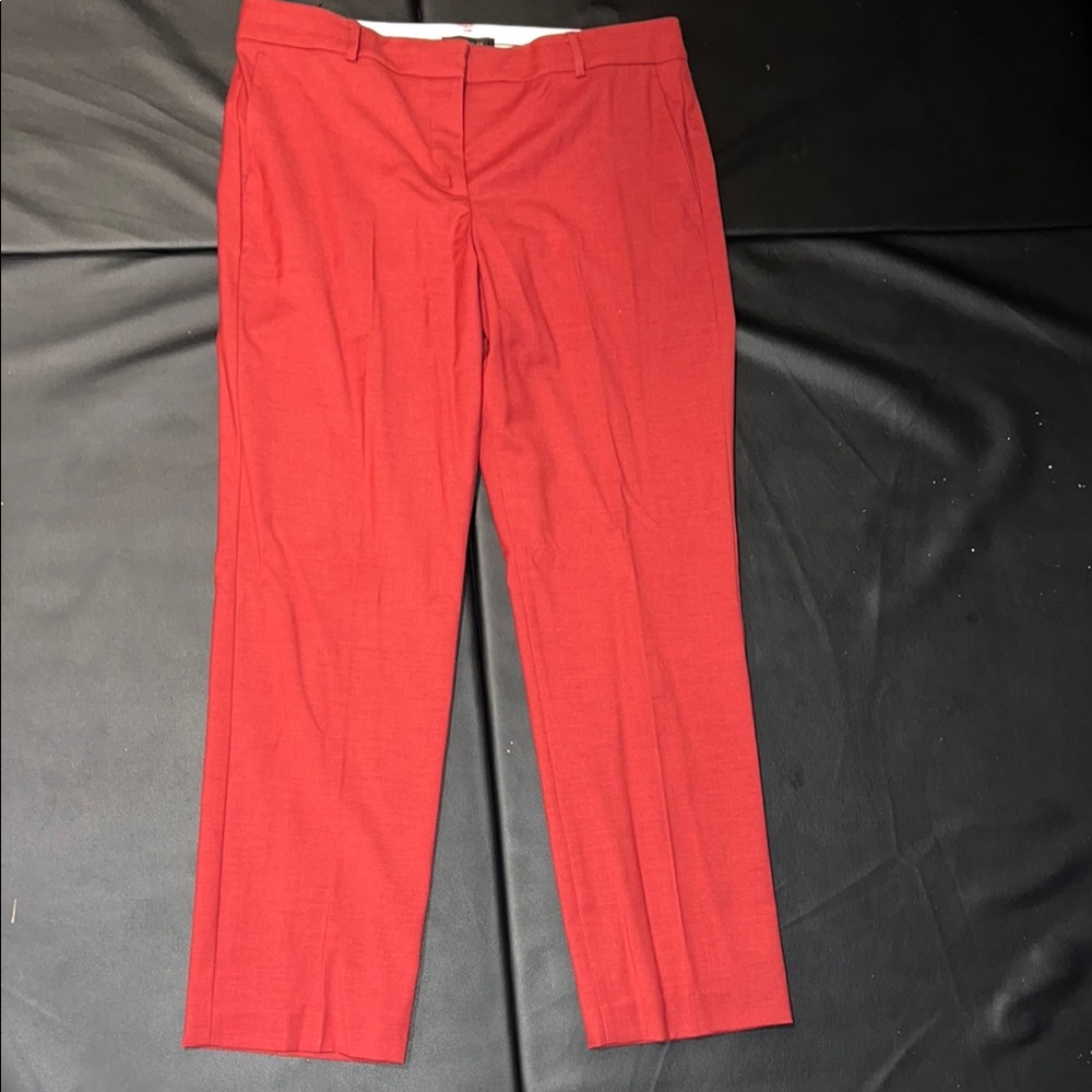 Red Tailored Pants